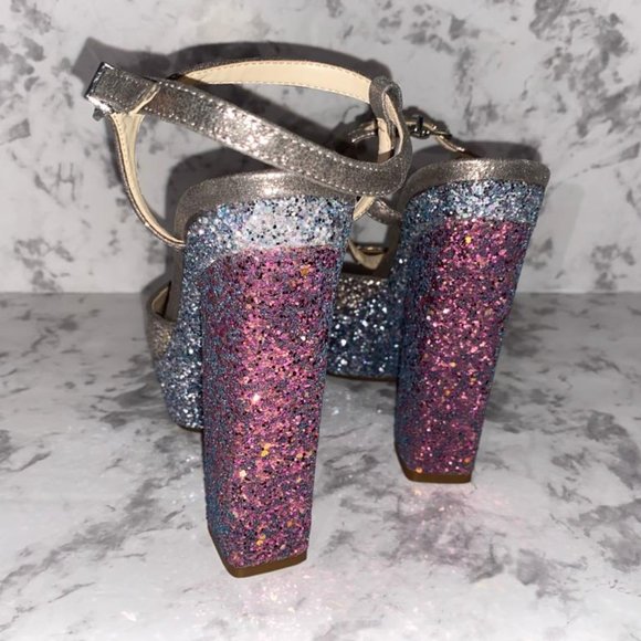 Jessica Simpson Lorinna Platform Glitter Sandal - Picture 3 of 4